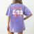 Cute Ghost Read More Books Lover Teacher Halloween Costume Women's Comfort Colors T-Shirt Back Print Violet