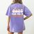 Cute Ghosts Pre-K Boo Crew Teachers Halloween Party Team For Men Women Kids Women's Comfort Colors T-Shirt Back Print Violet