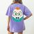 Cute Good Egg Teacher Halloween Costume Food Group Women's Comfort Colors T-Shirt Back Print Violet