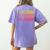 Cute Math Teacher Peace Love Math Women's Comfort Colors T-Shirt Back Print Violet Cute Math Teacher Peace Love Math Women's Comfort Colors T-Shirt Back Print Violet