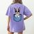 Cute Pocket Boston Terrier Lover Dog Mom Women's Comfort Colors T-Shirt Back Print Violet