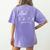 Dance Teacher Appreciation Idea Instructor Tee T-Shirt Women's Comfort Colors T-Shirt Back Print Violet