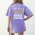 To Be A Dance Teacher Dance Instructor Dancing Teacher Women's Comfort Colors T-Shirt Back Print Violet