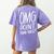 Dancing Great For Dance Teachers Coach T-Shirt Women's Comfort Colors T-Shirt Back Print Violet Dancing Great For Dance Teachers Coach T-Shirt Women's Comfort Colors T-Shirt Back Print Violet