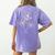 Dandelion Art Shirt For Artist Or Art Teacher Creative Art Women's Comfort Colors T-Shirt Back Print Violet