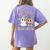 Daycare Boo Crew Groovy Halloween Floral Ghost Kid Teacher Women's Comfort Colors T-Shirt Back Print Violet Daycare Boo Crew Groovy Halloween Floral Ghost Kid Teacher Women's Comfort Colors T-Shirt Back Print Violet