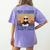 Dear Teacher I Talk To Everyone So Moving My Seat Won’t Help Women's Comfort Colors T-Shirt Back Print Violet Dear Teacher I Talk To Everyone So Moving My Seat Won’t Help Women's Comfort Colors T-Shirt Back Print Violet