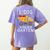 I Dig Kindergarten Student Teacher Construction First Day Women's Comfort Colors T-Shirt Back Print Violet