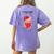 Digestive System Anatomy Anatomical Biology Teacher Men Women Women's Comfort Colors T-Shirt Back Print Violet
