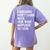 Dinosaurs Didn't Learn Math Math Teacher Women's Comfort Colors T-Shirt Back Print Violet