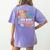 Dinosaurs Didnt Read Look What Happened To Them Cute Teacher Women's Comfort Colors T-Shirt Back Print Violet Dinosaurs Didnt Read Look What Happened To Them Cute Teacher Women's Comfort Colors T-Shirt Back Print Violet