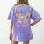 Dinosaurs Didnt Read Look What Happened To Them Teacher Women's Comfort Colors T-Shirt Back Print Violet Dinosaurs Didnt Read Look What Happened To Them Teacher Women's Comfort Colors T-Shirt Back Print Violet