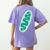 DIY Mitochondria Costume Biology Teacher Halloween Women's Comfort Colors T-Shirt Back Print Violet