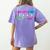 What Does The Text Say Text Evidence Reading Teacher For Men Women Women's Comfort Colors T-Shirt Back Print Violet