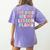 My Dog Ate My Lesson Plan Kindergarten Teacher Dog Lover For Men Women Women's Comfort Colors T-Shirt Back Print Violet