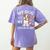 My Dog Ate My Lesson Plan Teacher Back To School Women's Comfort Colors T-Shirt Back Print Violet