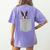 Dog In Your Pocket Boston Terrier For Men Women Girls Kids Women's Comfort Colors T-Shirt Back Print Violet