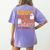 What Are We Doing Today Halloween PE Spooky Teacher Women's Comfort Colors T-Shirt Back Print Violet