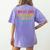 What Are We Doing Today PE Teacher Life Women's Comfort Colors T-Shirt Back Print Violet What Are We Doing Today PE Teacher Life Women's Comfort Colors T-Shirt Back Print Violet