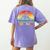 Dolphin Second Grade Back To School Teacher Student Women's Comfort Colors T-Shirt Back Print Violet Dolphin Second Grade Back To School Teacher Student Women's Comfort Colors T-Shirt Back Print Violet