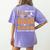 Don't Need Costume I'm A High School Math Teacher Halloween Women's Comfort Colors T-Shirt Back Print Violet