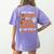 I Don't Need A Costume I'm Math Teacher Costume Halloween Men Women Women's Comfort Colors T-Shirt Back Print Violet