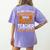 I Don't Need A Costume I'm Math Teacher Costume Halloween Women's Comfort Colors T-Shirt Back Print Violet