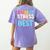 Donut Stress Just Do Your Best Teachers Testing Day For Men Women Girls Kids Women's Comfort Colors T-Shirt Back Print Violet Donut Stress Just Do Your Best Teachers Testing Day For Men Women Girls Kids Women's Comfort Colors T-Shirt Back Print Violet
