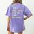 Drama Theater Theatre Teacher Beautiful Day To Teach Cute Women's Comfort Colors T-Shirt Back Print Violet