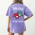 Drama Teacher For Theatre And Performing Arts Women's Comfort Colors T-Shirt Back Print Violet