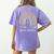 Dream Team Special Education Teacher ED SPED Squad Rainbow Women's Comfort Colors T-Shirt Back Print Violet