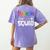 Dyslexia Awareness Month Dyslexia Teacher Therapist Women's Comfort Colors T-Shirt Back Print Violet