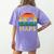 Easily Distracted By Maps Geography Teacher Women's Comfort Colors T-Shirt Back Print Violet Easily Distracted By Maps Geography Teacher Women's Comfort Colors T-Shirt Back Print Violet