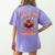 Eat Kids Punctuation Saves Lives Thanksgiving Turkey Teacher Women's Comfort Colors T-Shirt Back Print Violet Eat Kids Punctuation Saves Lives Thanksgiving Turkey Teacher Women's Comfort Colors T-Shirt Back Print Violet
