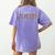 Ed Teacher Leopard Appreciation For Women For Work Women's Comfort Colors T-Shirt Back Print Violet