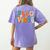 English Teacher Ela Vibes Teacher Kids First Day Of School Women's Comfort Colors T-Shirt Back Print Violet