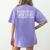 English Teacher About Grammar And Christmas Women's Comfort Colors T-Shirt Back Print Violet