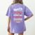 English Teacher Women's Comfort Colors T-Shirt Back Print Violet English Teacher Women's Comfort Colors T-Shirt Back Print Violet