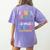 English Teaching ENL Teacher Language Is What We Do Women's Comfort Colors T-Shirt Back Print Violet