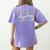 Exceptional Education Dream Team SPED ESE Teacher Autism Women's Comfort Colors T-Shirt Back Print Violet