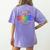 Exceptional Educator Squad Special Education Teacher Autism Women's Comfort Colors T-Shirt Back Print Violet