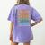 Executive Functioning Skills Back To School Sped Teacher SLP Women's Comfort Colors T-Shirt Back Print Violet
