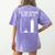 Fa La 8 Math Pun Math Teacher Christmas Women's Comfort Colors T-Shirt Back Print Violet Fa La 8 Math Pun Math Teacher Christmas Women's Comfort Colors T-Shirt Back Print Violet