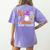Fab Boo Lous Infant Teacher Halloween Costume Women's Comfort Colors T-Shirt Back Print Violet Fab Boo Lous Infant Teacher Halloween Costume Women's Comfort Colors T-Shirt Back Print Violet