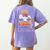 Fabulous Pre-K Teacher Halloween Costume Classroom Outfit Women's Comfort Colors T-Shirt Back Print Violet
