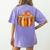 Fall Book Halloween Costume Autumn Pumpkin Teacher Kids Women's Comfort Colors T-Shirt Back Print Violet Fall Book Halloween Costume Autumn Pumpkin Teacher Kids Women's Comfort Colors T-Shirt Back Print Violet