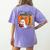 Fall Book Pumpkin Books Ghost Reading Halloween Teacher Women's Comfort Colors T-Shirt Back Print Violet Fall Book Pumpkin Books Ghost Reading Halloween Teacher Women's Comfort Colors T-Shirt Back Print Violet