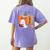 Fall Book Pumpkin Ghost Reading Books Halloween Teacher Women's Comfort Colors T-Shirt Back Print Violet Fall Book Pumpkin Ghost Reading Books Halloween Teacher Women's Comfort Colors T-Shirt Back Print Violet