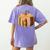 Fall Book Pumpkin Halloween Teacher Librarian Thanksgiving Women's Comfort Colors T-Shirt Back Print Violet Fall Book Pumpkin Halloween Teacher Librarian Thanksgiving Women's Comfort Colors T-Shirt Back Print Violet