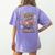 Fall In Love With Learning Teacher Autumn School Women's Comfort Colors T-Shirt Back Print Violet Fall In Love With Learning Teacher Autumn School Women's Comfort Colors T-Shirt Back Print Violet
